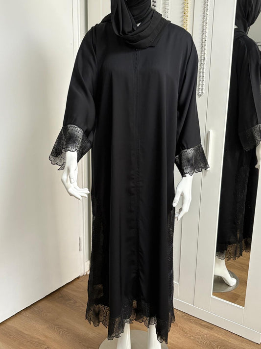 Midnight Lace Abaya