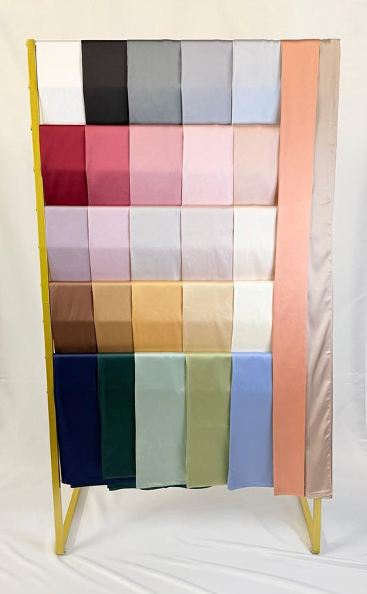 Luxury Satin Hijab – Soft Silky Finish | Multiple Colors