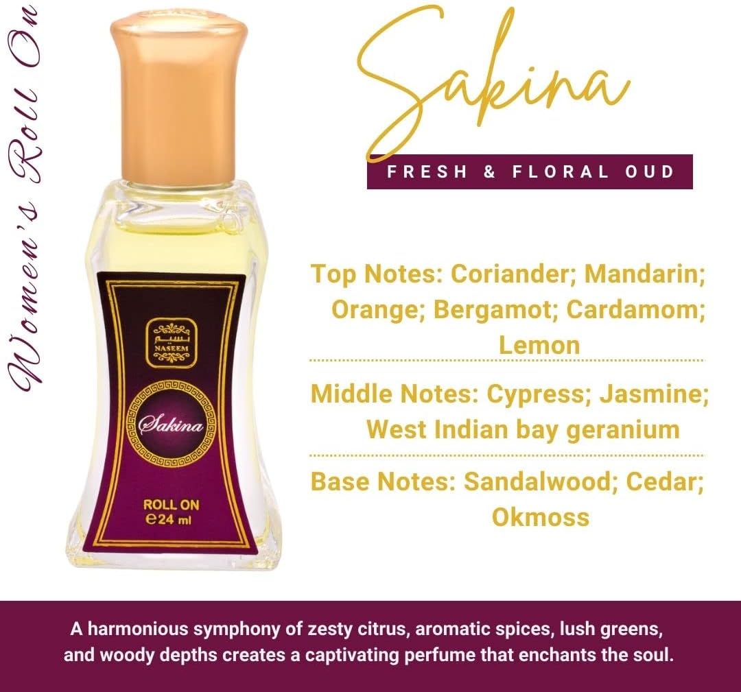 Naseem Sakina Roll on Perfume Oil 24ml