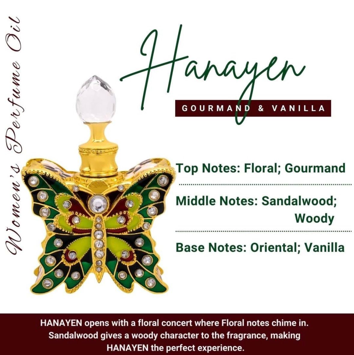 Naseem Hanayen Perfume Oil 12ml